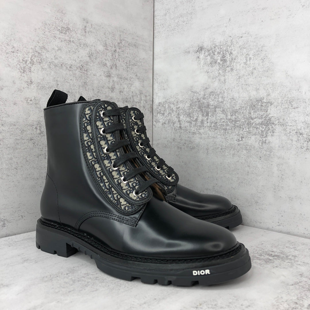 Dior Men Explorer 2 Laced Ankle Boots "Black"