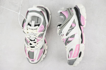 Balenciaga Track "White-Rose Pink-Grey"
