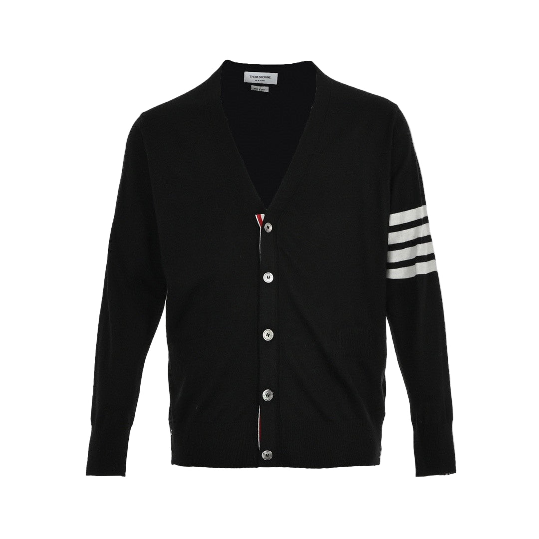 Thom Browne 4-Bar Cardigan "Black"