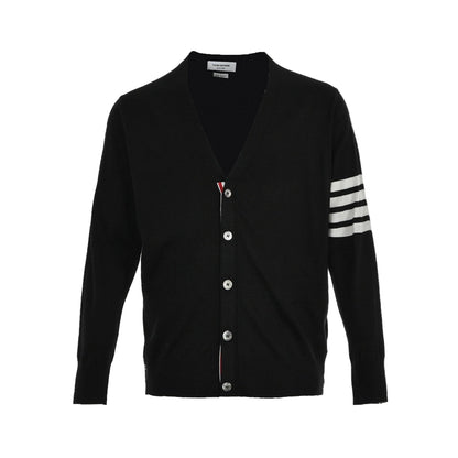 Thom Browne 4-Bar Cardigan "Black"