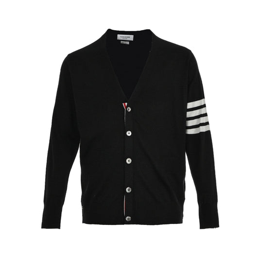 Thom Browne 4-Bar Cardigan "Black"