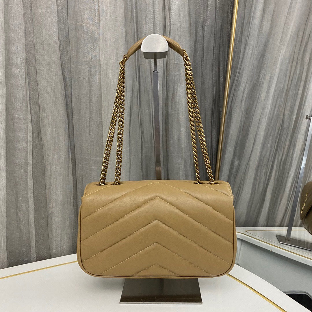 Saint Laurent Loulou Small Bag in Matelasse Lambskin