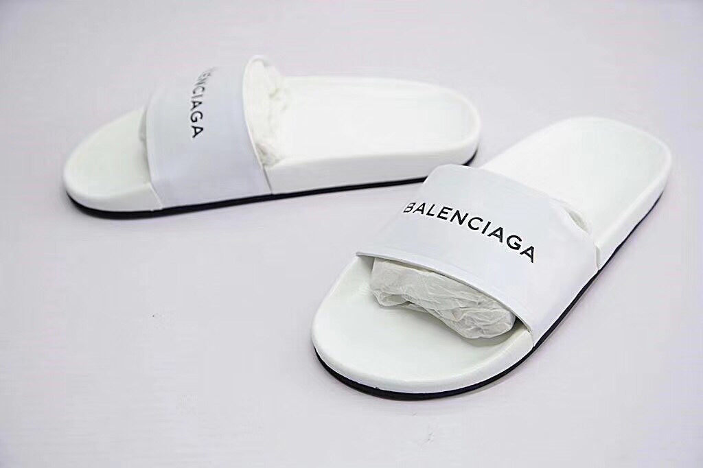 Balenciaga Slides "White"