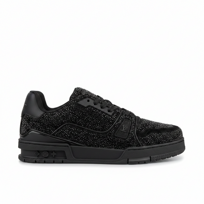 Louis Vuitton LV Trainers "Black" Crystal