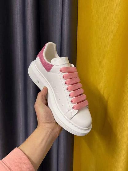 Alexander McQueen Oversized "White-Pink Glitter"