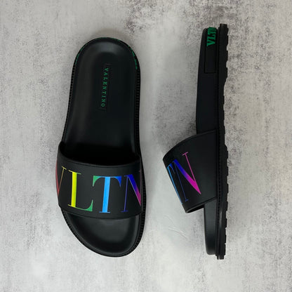 Valentino Garavani Slides "Black-Multicolour"