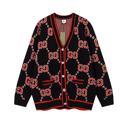Gucci Cardigan "Black-Red"