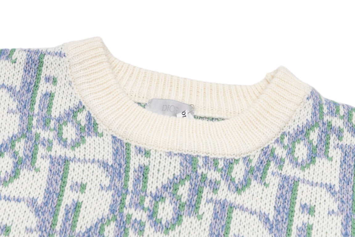 Dior Sweater "White-Blue-Green"