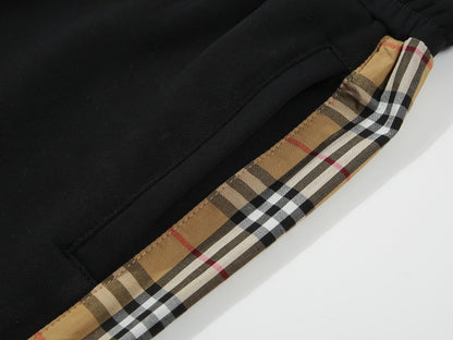 Burberry Check Shorts "Black"