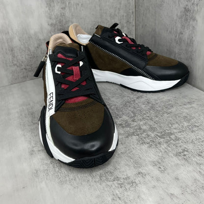 Fendi Flow "Black-White-Brown"