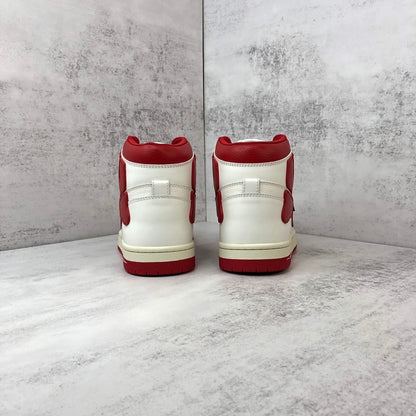 Amiri Skel Top High "White-Red"