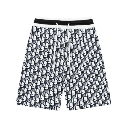 Dior Monogram Shorts "White-Black-Blue"