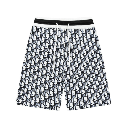 Dior Monogram Shorts "White-Black-Blue"