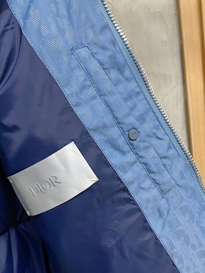 Dior Oblique Down Jacket "Baby Blue"