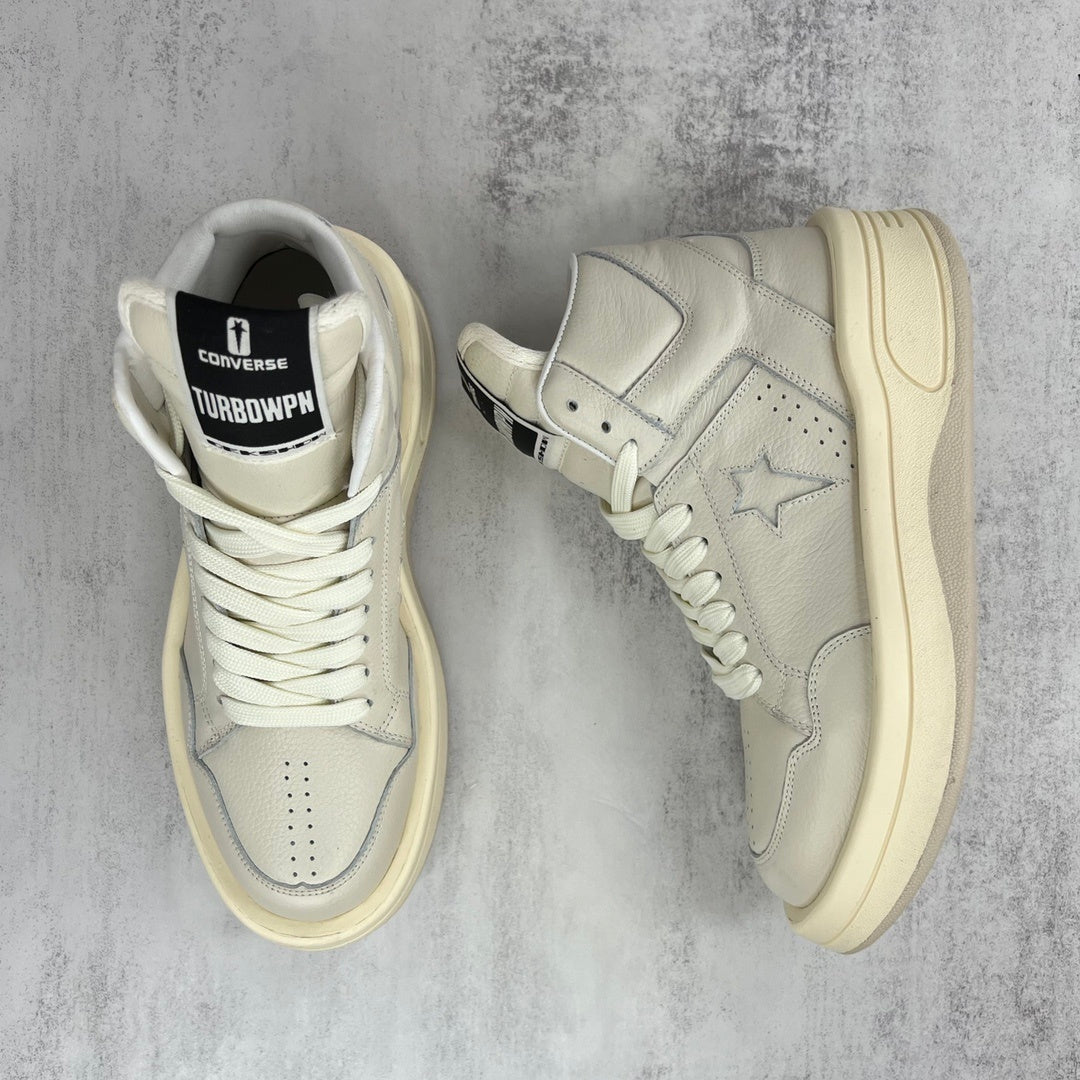 Rick Owens x Converse TURBOWPN High "Beige"