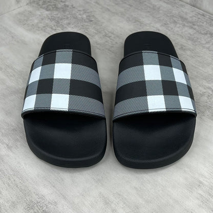 Burberry Slides "Black-Grey-White"