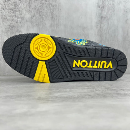 Louis Vuitton x Yayoi Kusama Trainers "Black Faces"