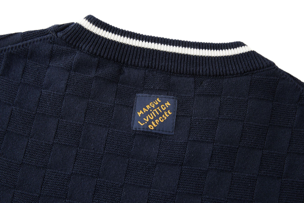 Louis Vuitton Damier Terry Tennis T-Shirt "Dark Navy"