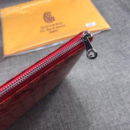 Goyard Sénat MM Pouch "Red"