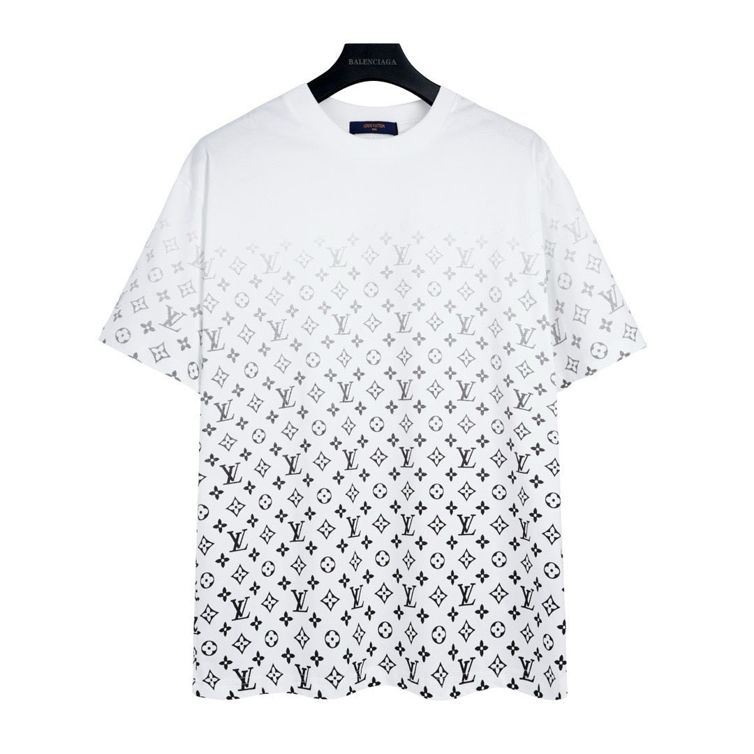 Louis Vuitton Gradient Monogram T-Shirt "White-Black"