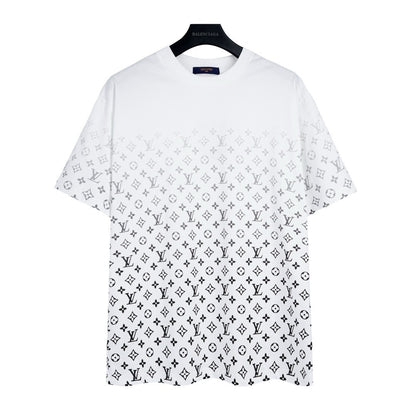 Louis Vuitton Gradient Monogram T-Shirt "White-Black"