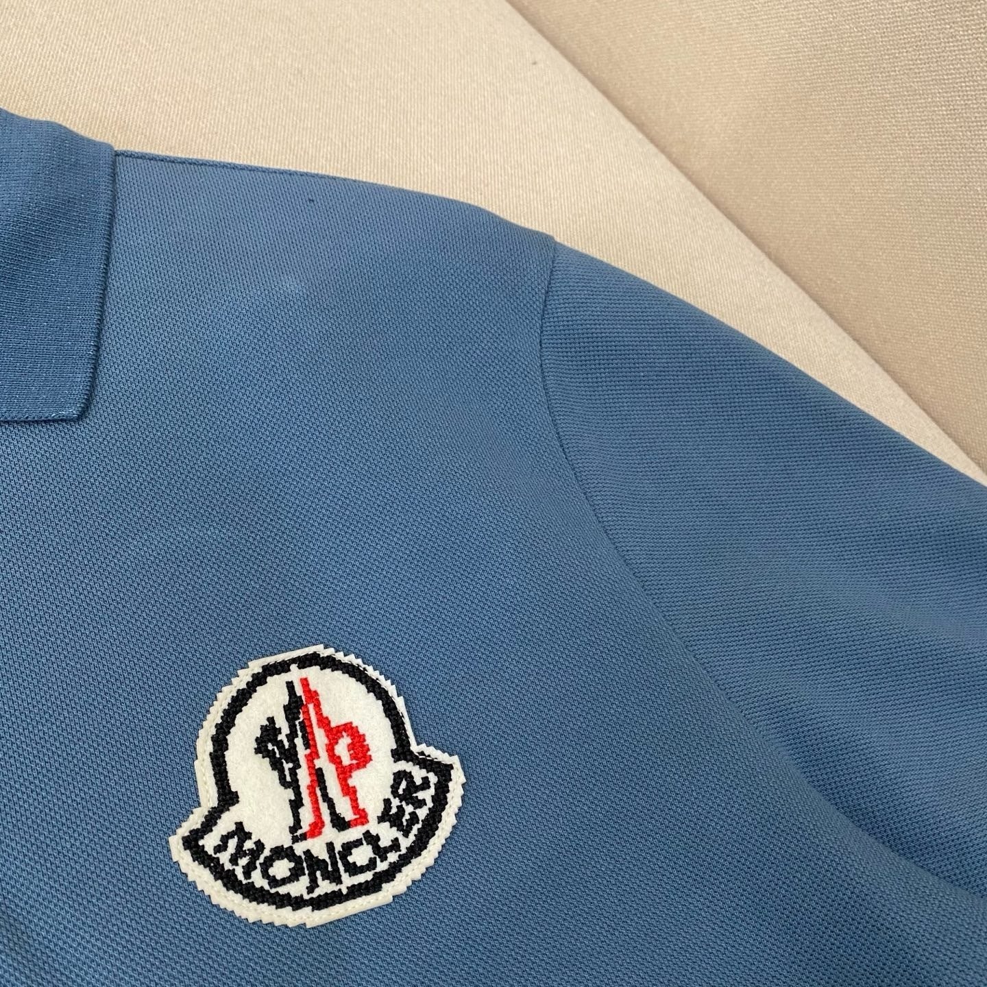 Moncler Polo T-Shirt "Blue"