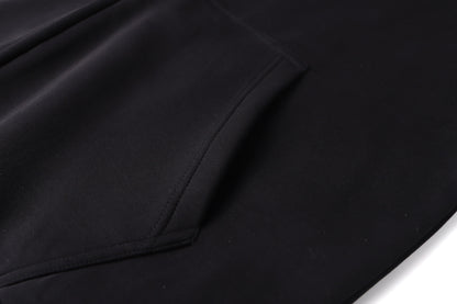 Balenciaga 3B Sports Icon Zip-up Hoodie "Black"