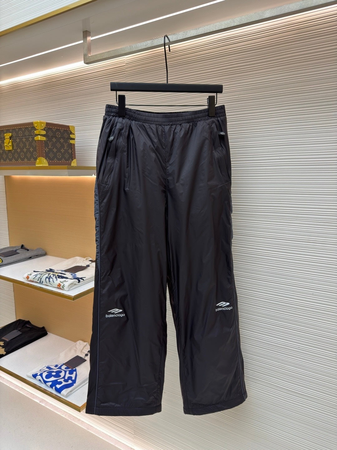 Balenciaga 3B Sports Icon Ski Tracksuit Pants "Black"