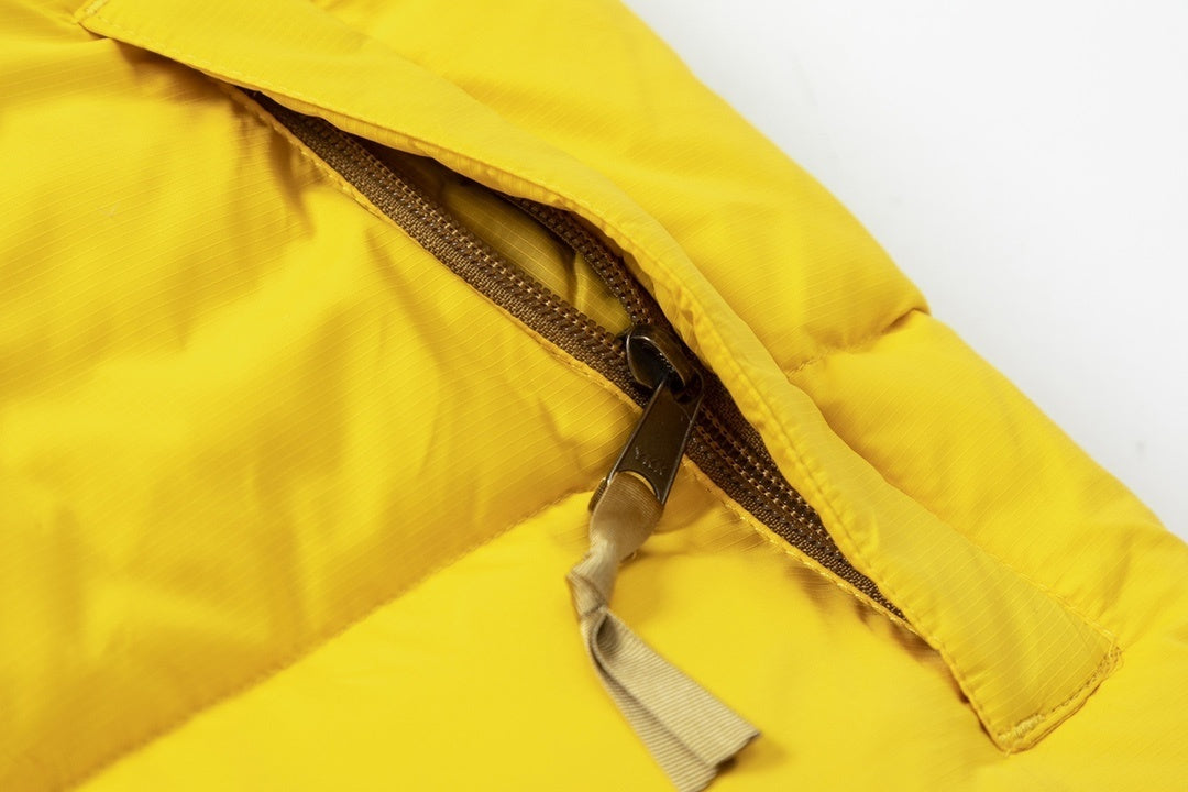 The North Face Nuptse 700 Down Vest "Yellow-Brown"