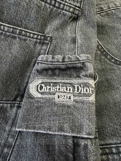 Dior CD Box Carpenter Jeans "Gray Cotton Twill"