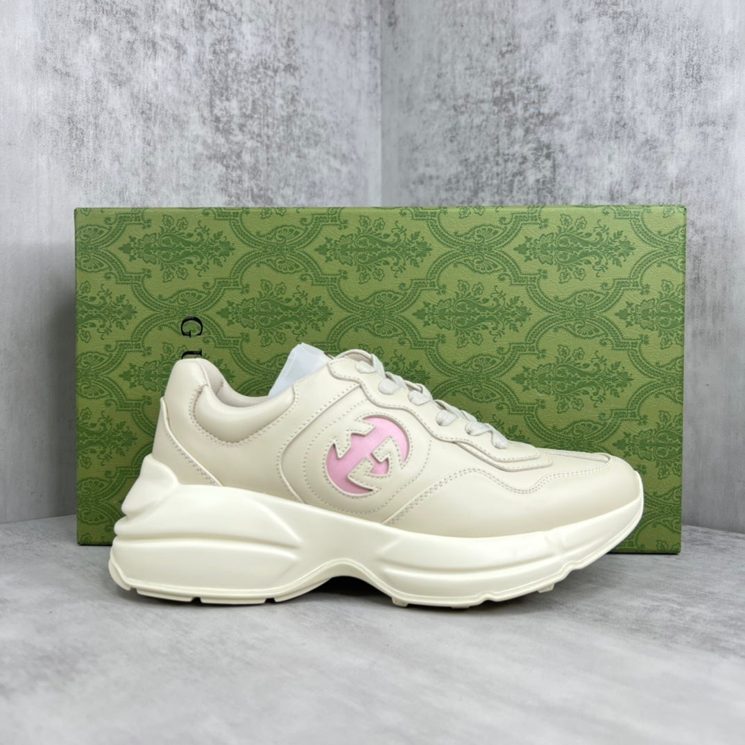 Gucci Rhyton Interlocking G "Beige-Pink"