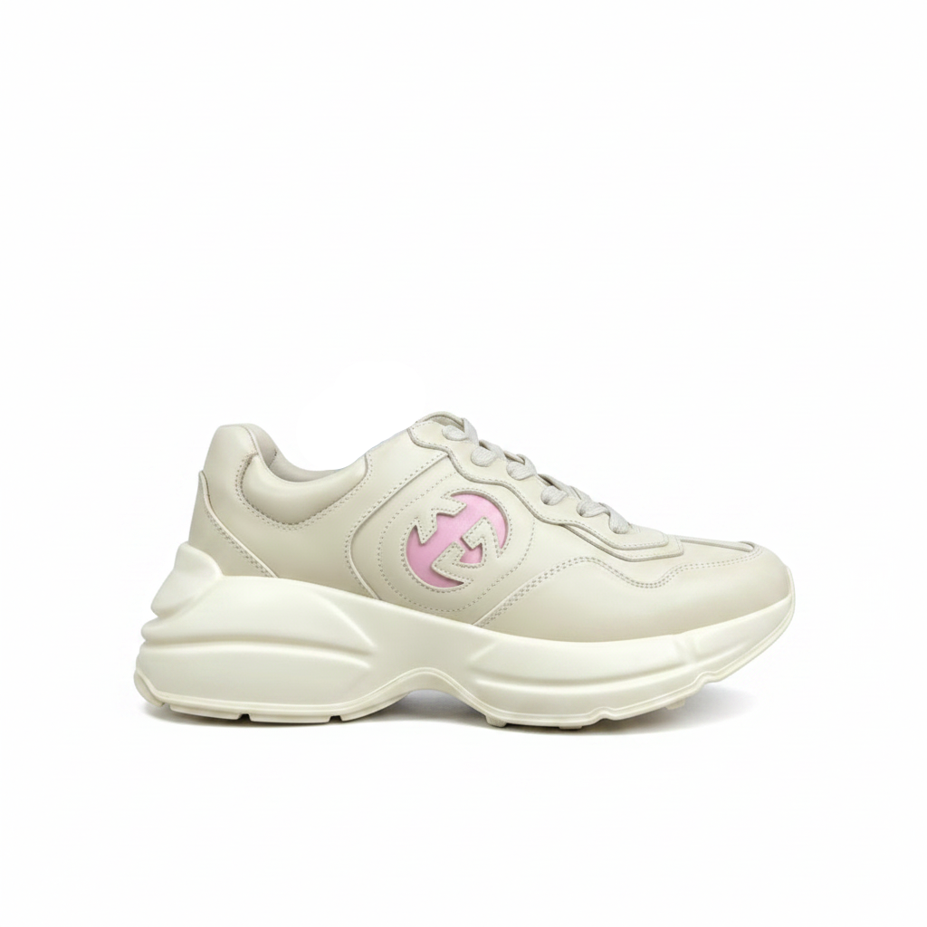 Gucci Rhyton Interlocking G "Beige-Pink"