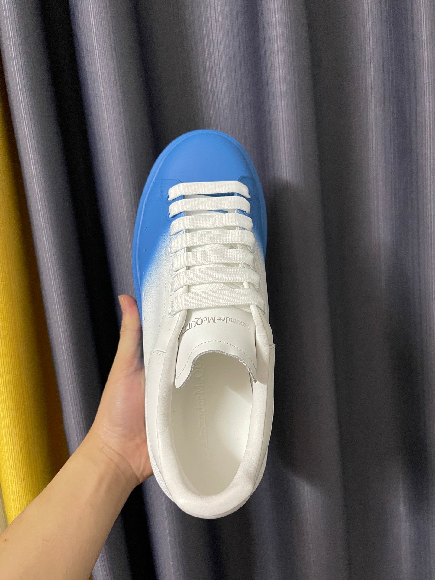 Alexander McQueen Oversized "White-Pastel Sky"