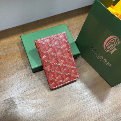 Goyard Saint-Pierre Card Wallet "Red"