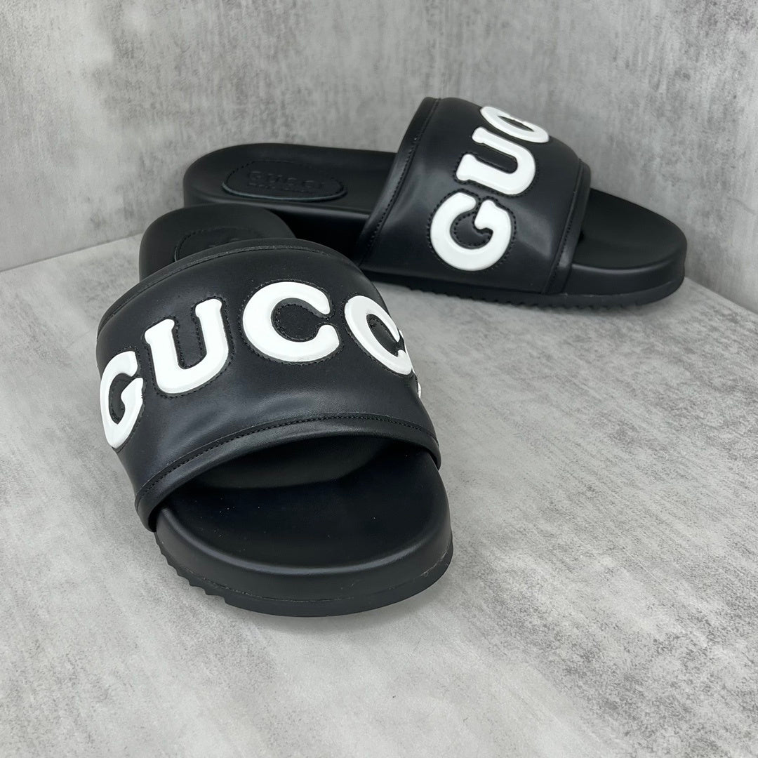 Gucci Slides "Black-White"