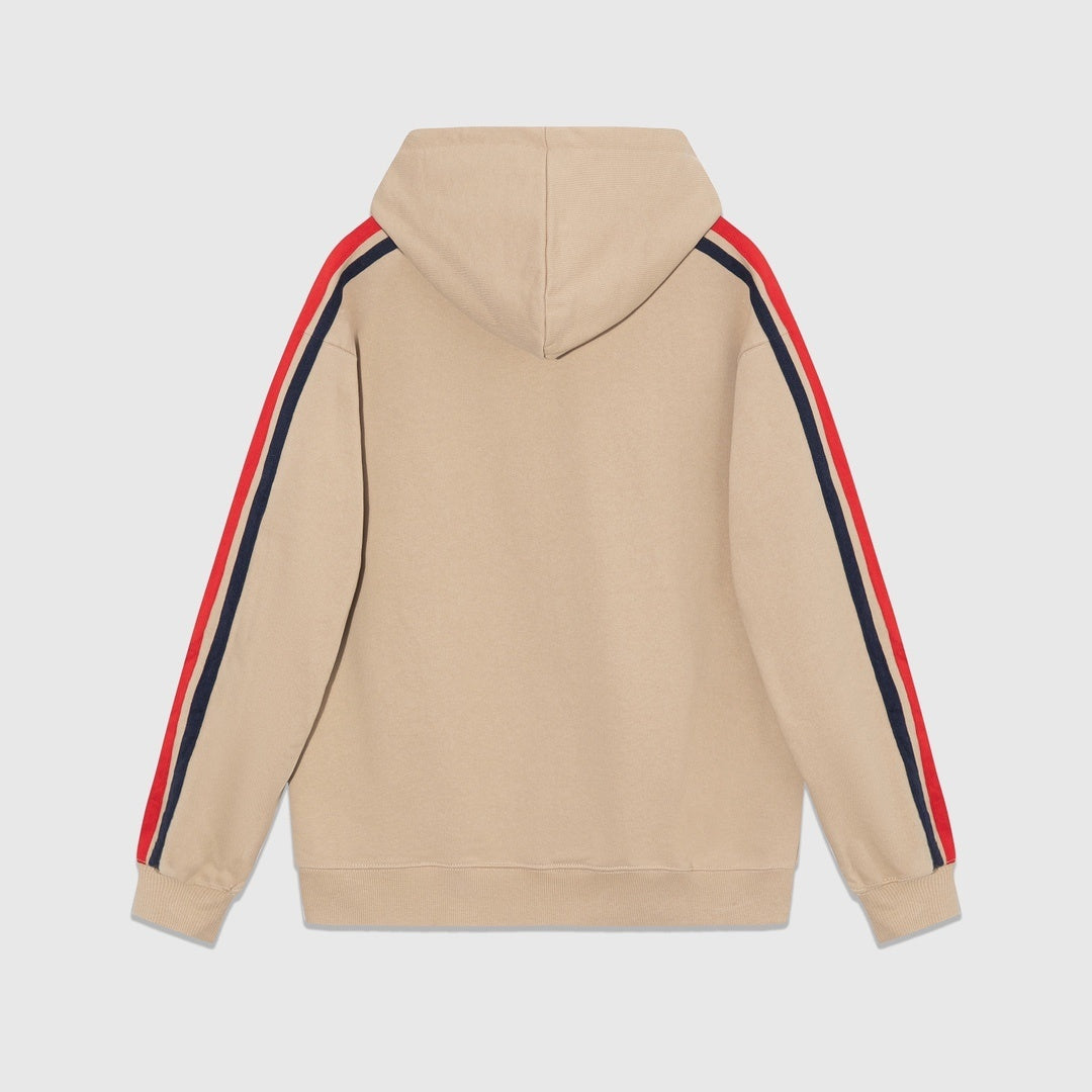 Gucci GG Embroidered Hoodie "Beige"