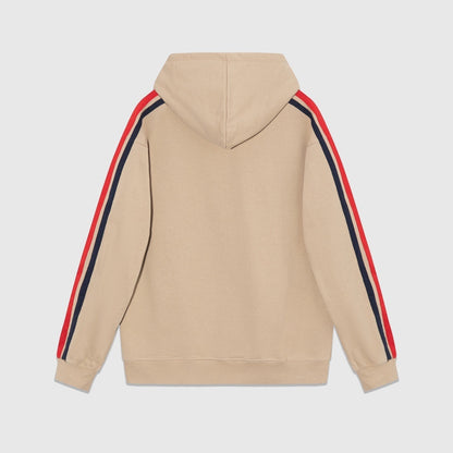 Gucci GG Embroidered Hoodie "Beige"