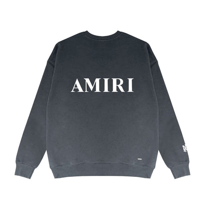 Amiri Core Logo Print Sweatshirt "Grey-White"