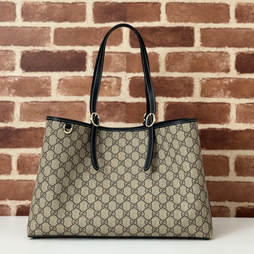 Gucci Large GG Emblem Tote Bag