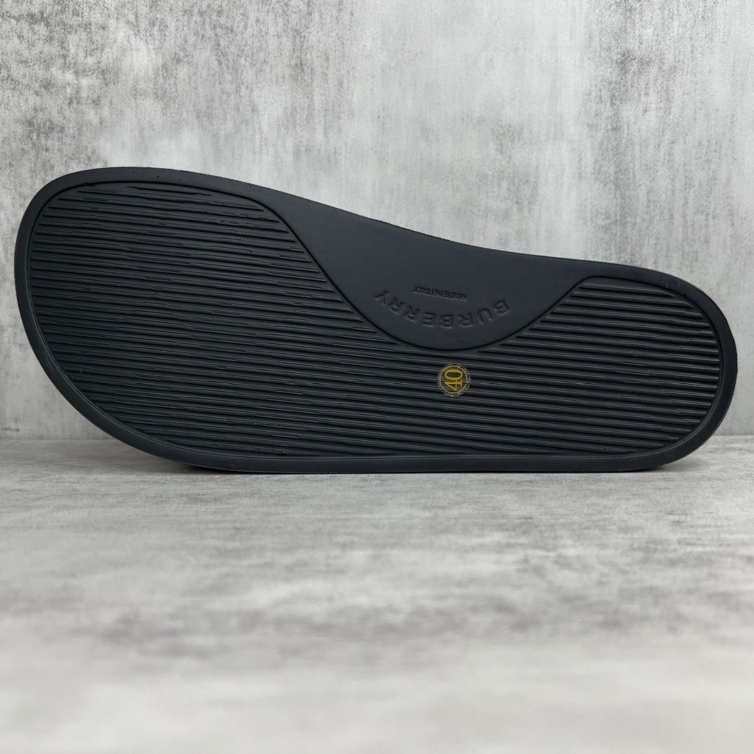 Burberry Slides "Black-Beige"