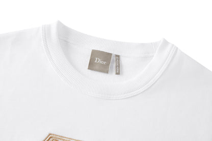 Dior Médaillon Colibri Sweatshirt "White Cotton Fleece"