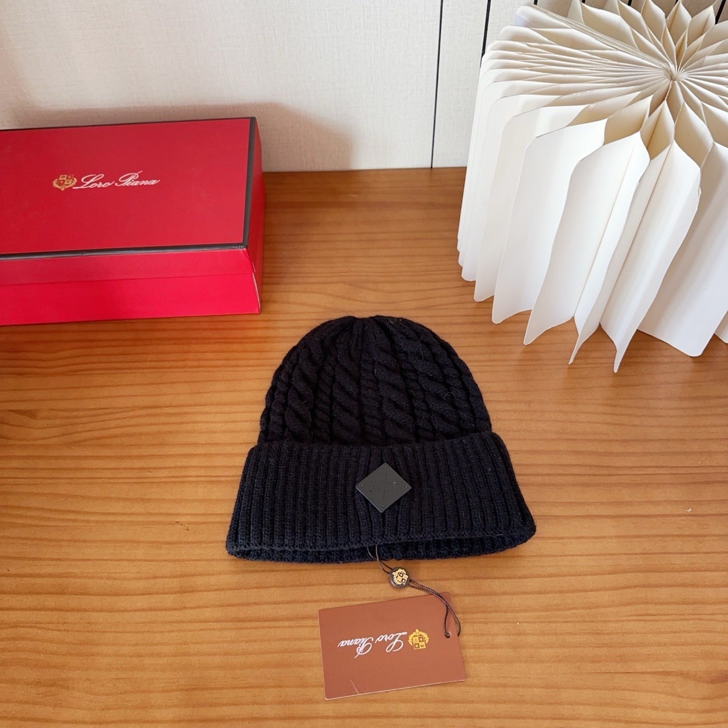 Loro Piana Wool Beanie "Black"