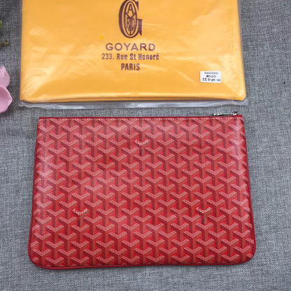Goyard Sénat MM Pouch "Red"