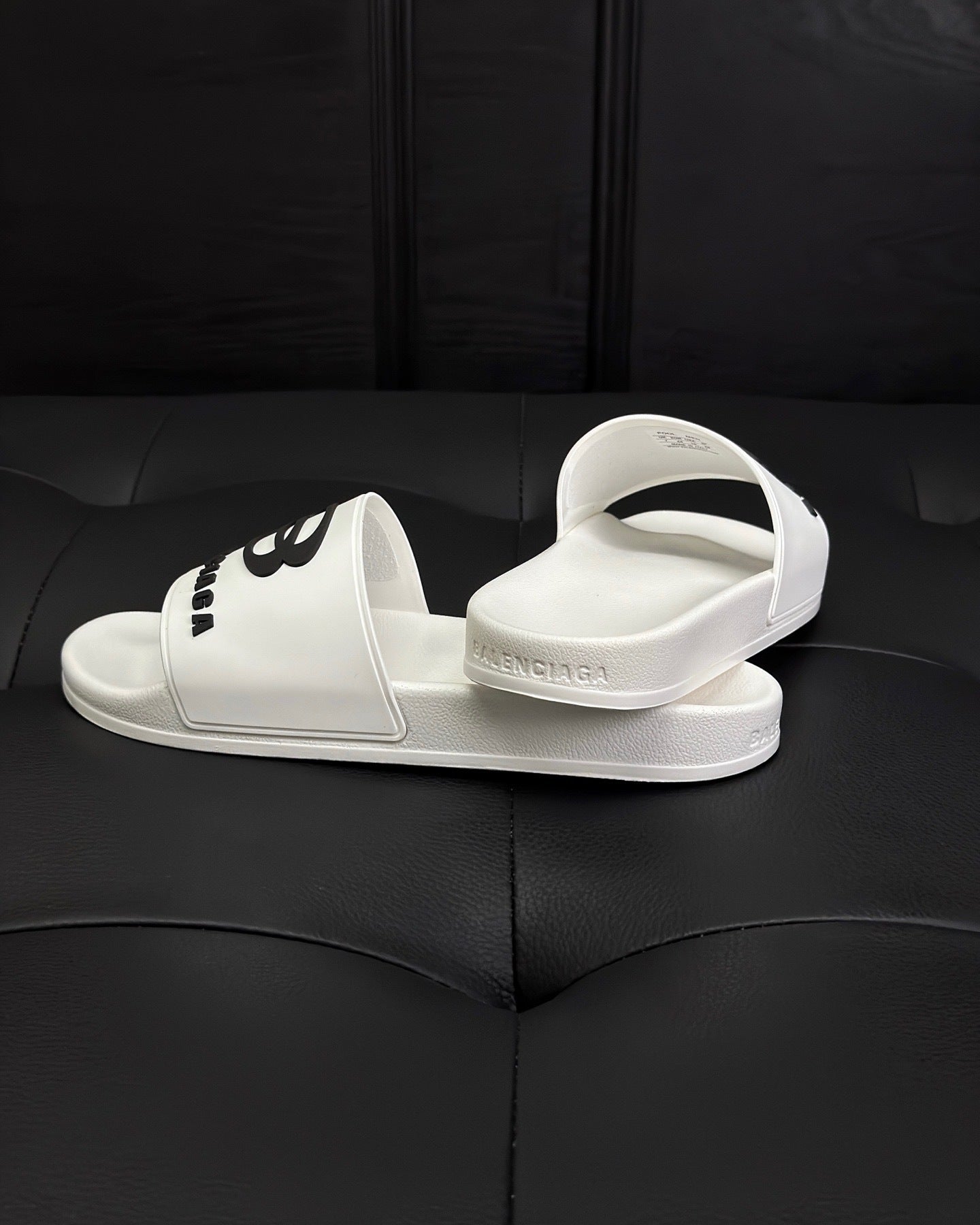 Balenciaga Pool Slides "White"