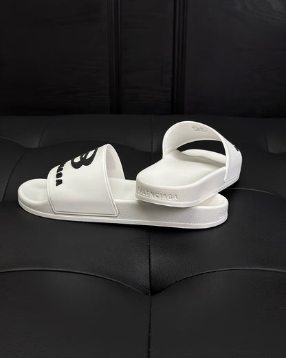 Balenciaga Pool Slides "White"