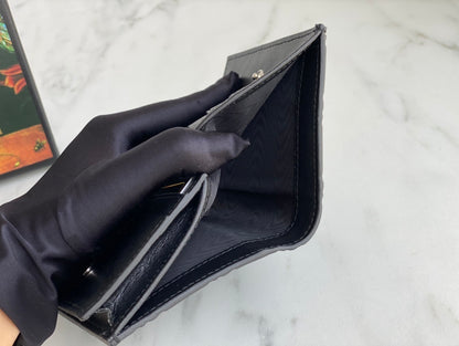 Gucci GG Embossed Leather Card Case Wallet