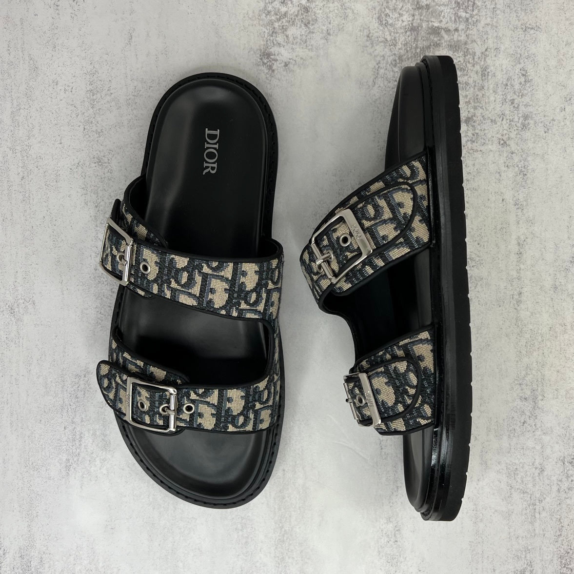 Dior Sandals "Black-Beige"