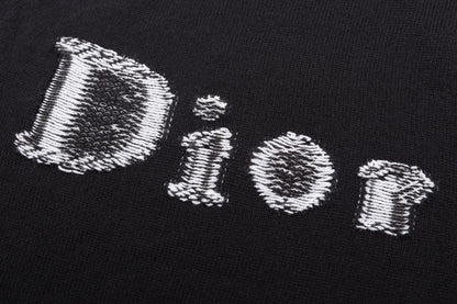 Dior Reverse Sweater "Black Wool-Cashmere Jacquard"