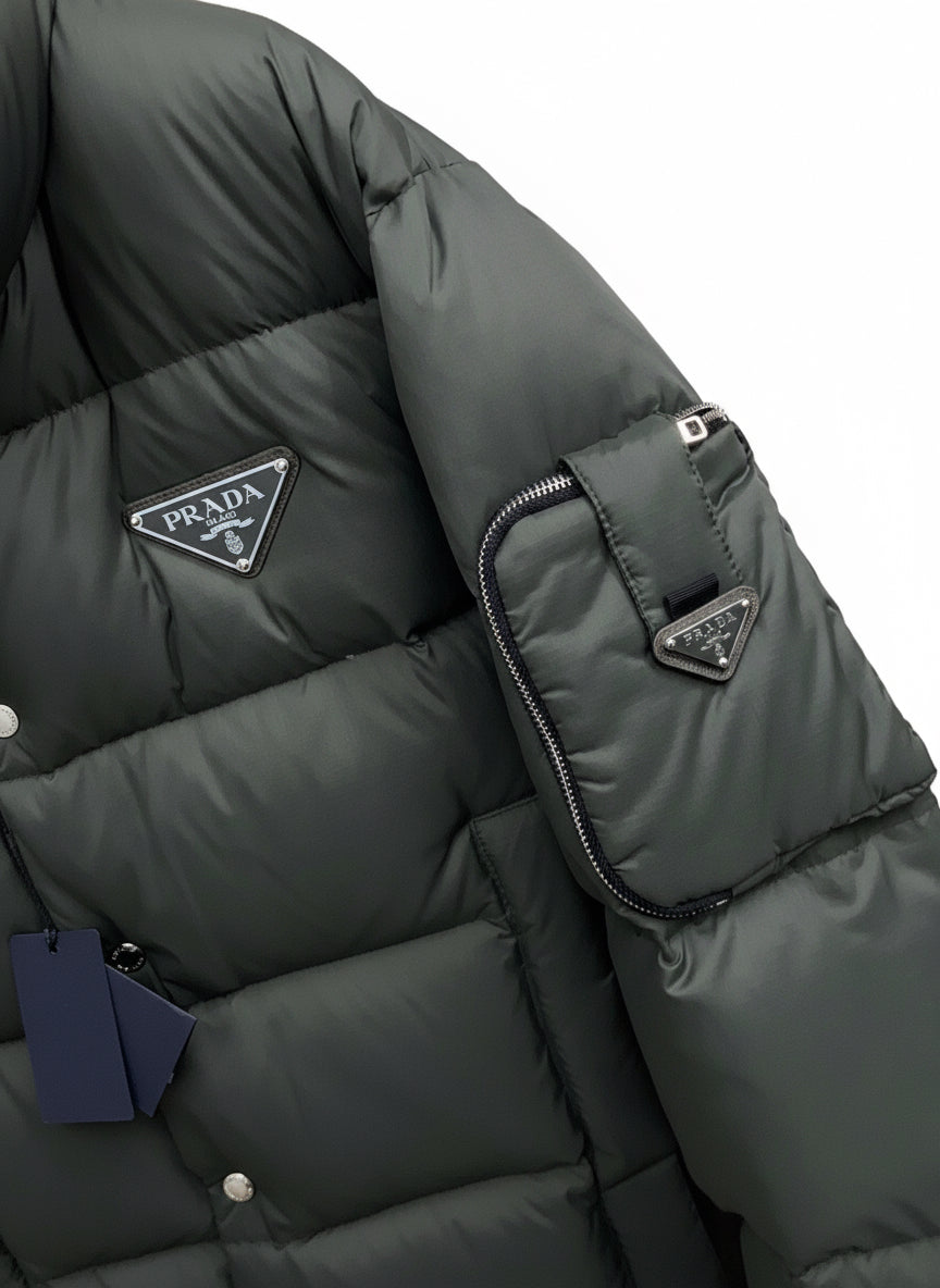 Prada Down Jacket "Dark Olive Green"