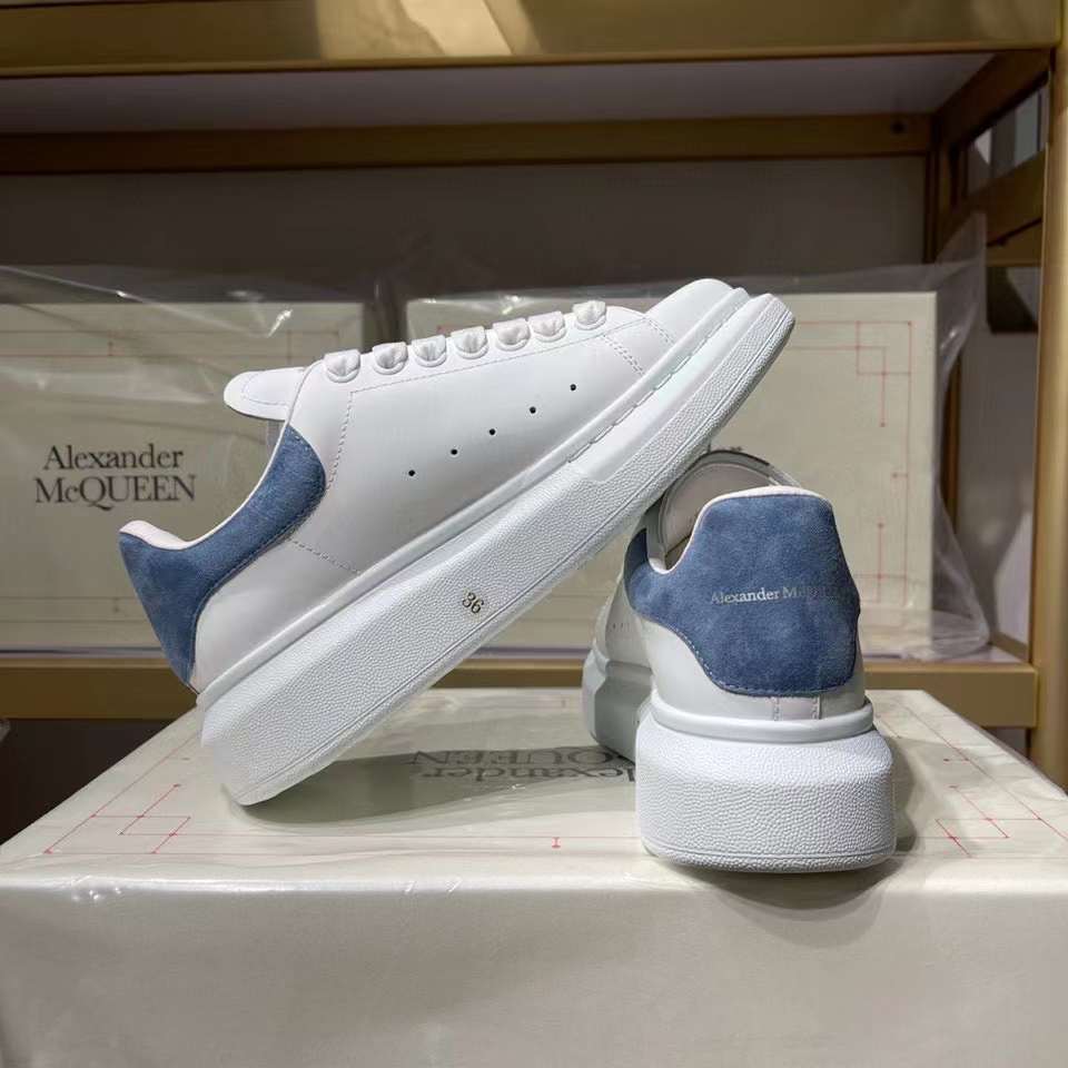 Alexander McQueen Oversized "White Dream Blue"